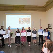Teaching Award of TH Wildau 2023 for Prof. Rainer Stollhoff in the field of interdisciplinary teaching and the cycling team for the development of the Master's programme