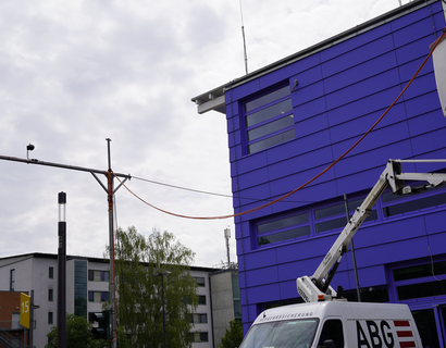 Freiluft Verkabelung