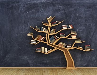 Ein Bücherbaum