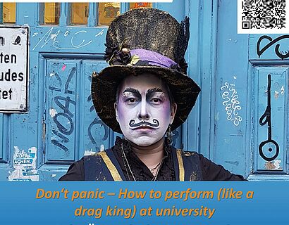 Poster of the event "drag workshop"