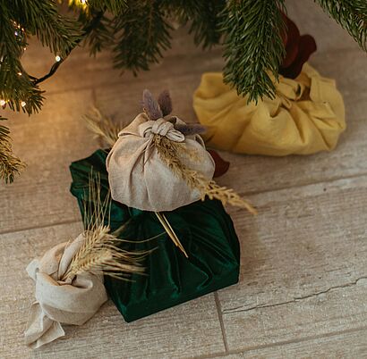 Weihnachtsgeschenke aus Stoff 