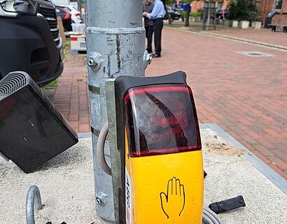 Anforderungssensor Fußgängersignal