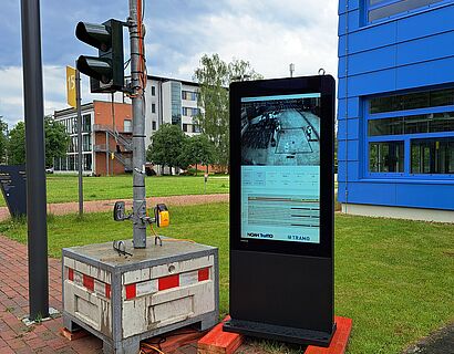 Ansicht Display zur Datendarstellung