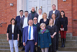 Delegation from Caucasus University Tbilisi visits TH Wildau - new joint master's programme Digital Logistics Management in planning