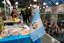 International Afternoon Flag of Guatemala at the International Afternoon 2024 at TH Wildau.