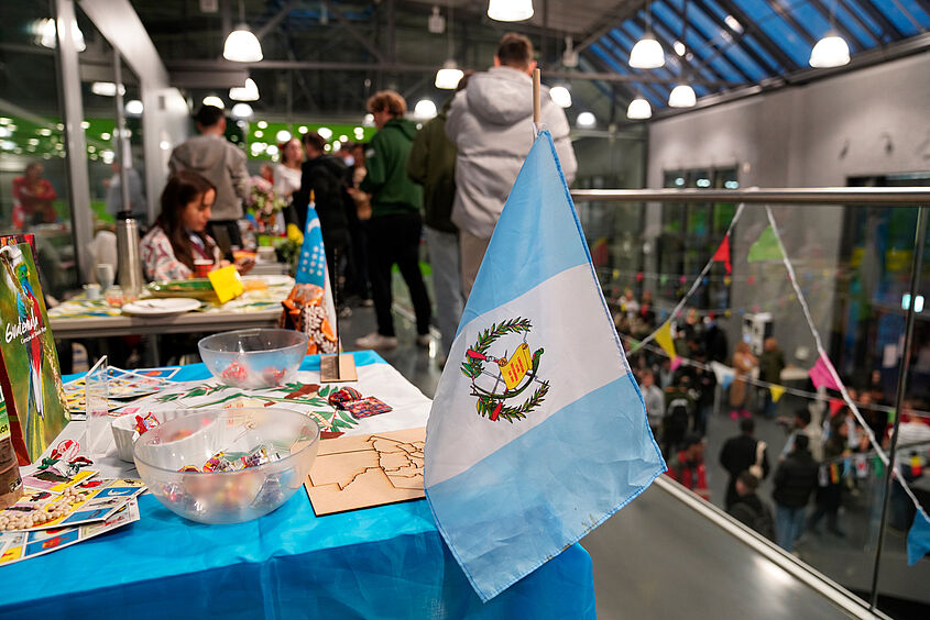 International Afternoon Flag of Guatemala at the International Afternoon 2024 at TH Wildau.