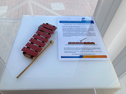 Mitmach-Demonstrator "Akustischer Resonanztest"
