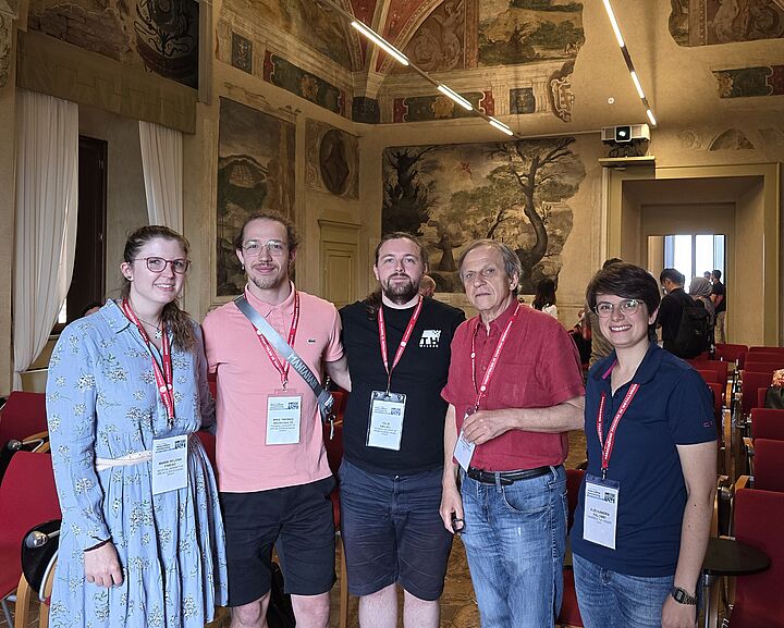 Die Promovierenden zu Besuch bei der SummerSchool in Italien