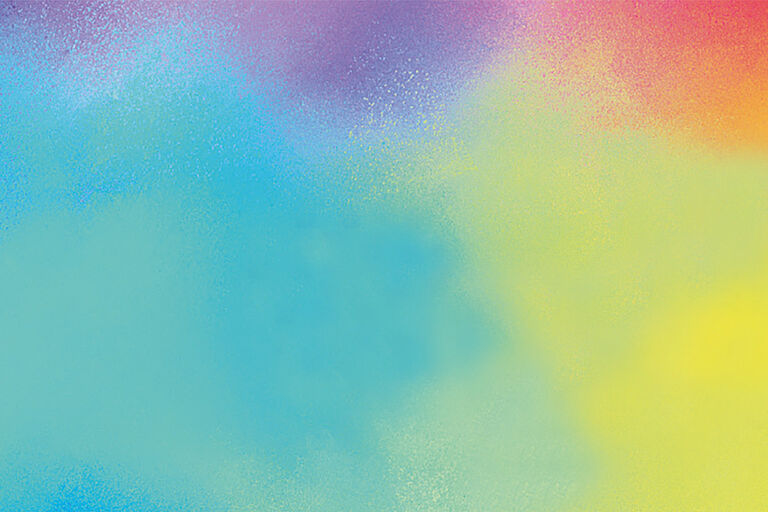 Bunte Grafik mit Regenbogenfarben