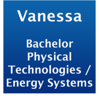 Icon for Physical Technologies and Energy Systems with blue background and white text