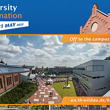 Off to the campus! On 21 May 2022, the University Information Day of TH Wildau will once again take place in presence